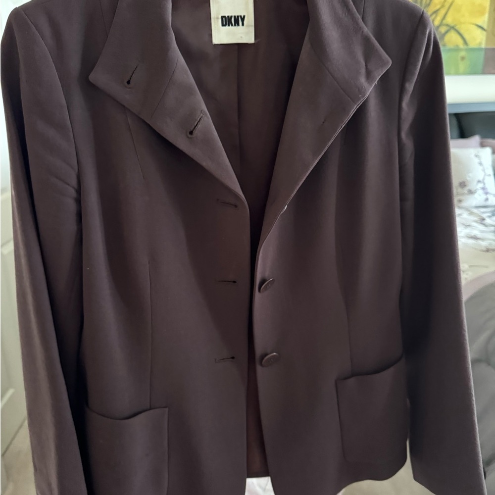 DKNY Women's Dark Brown Blazer